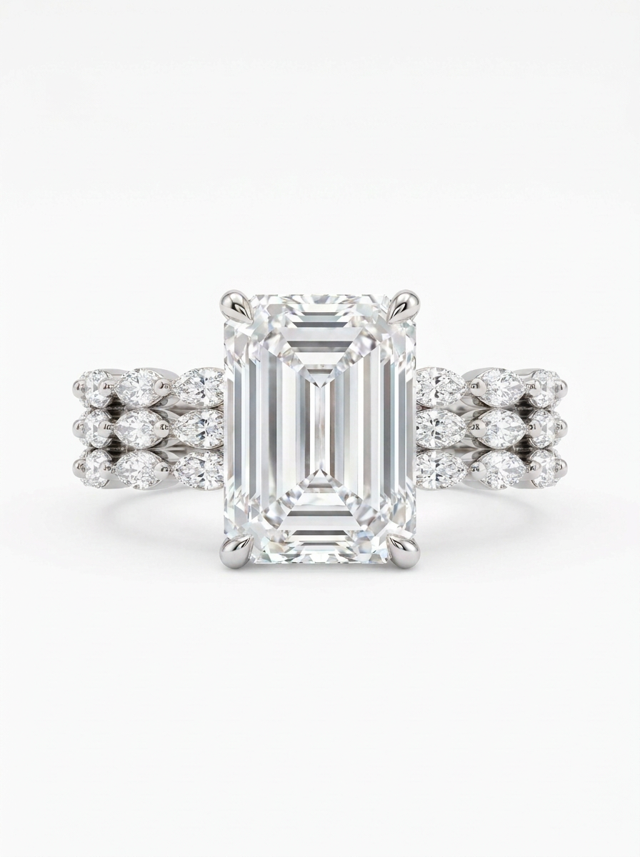 The Terrace | Radiant Cut & Triple Marquise Rows