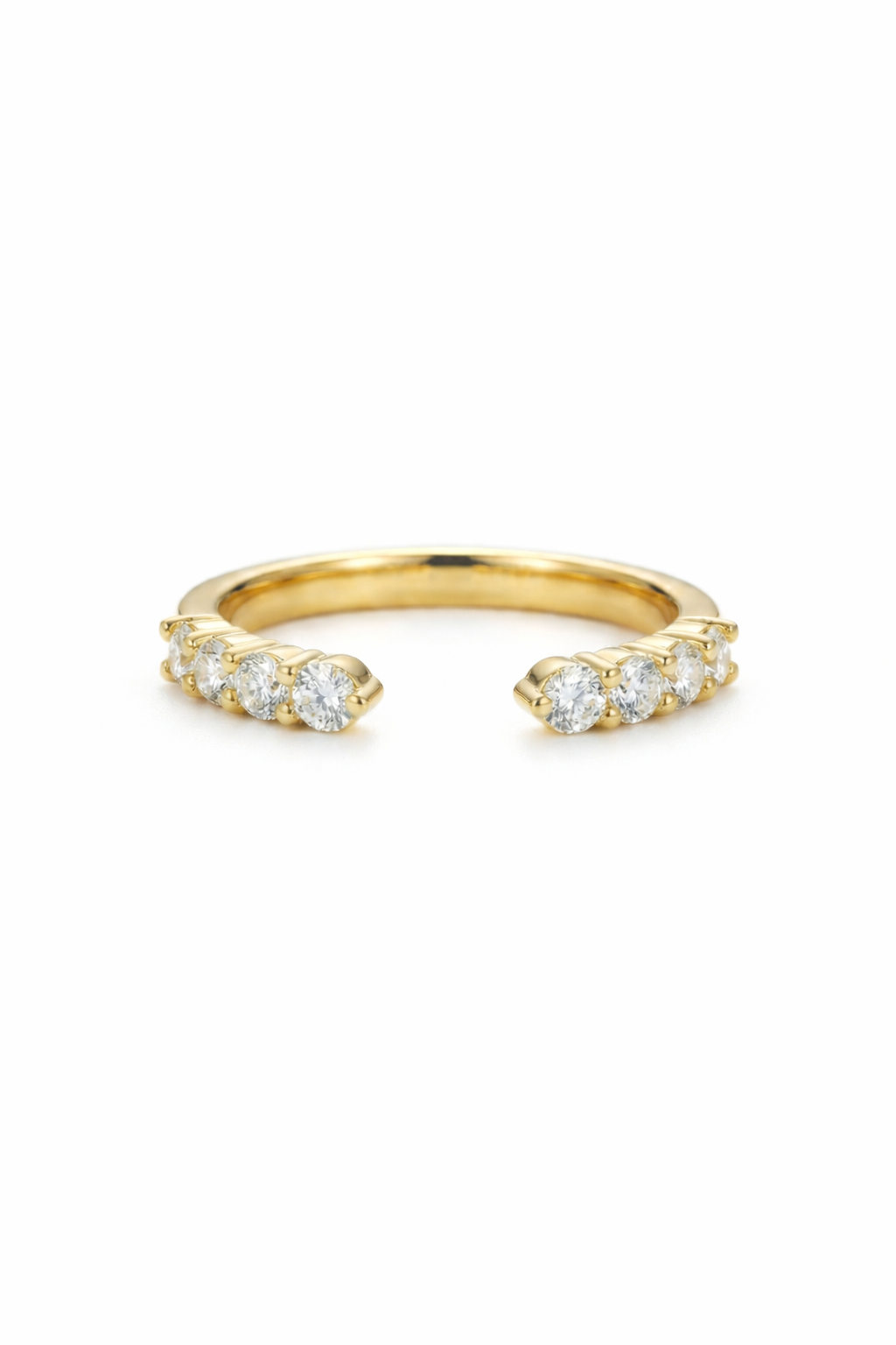 The Ice Cube | Princess Cut Wide Band Ring