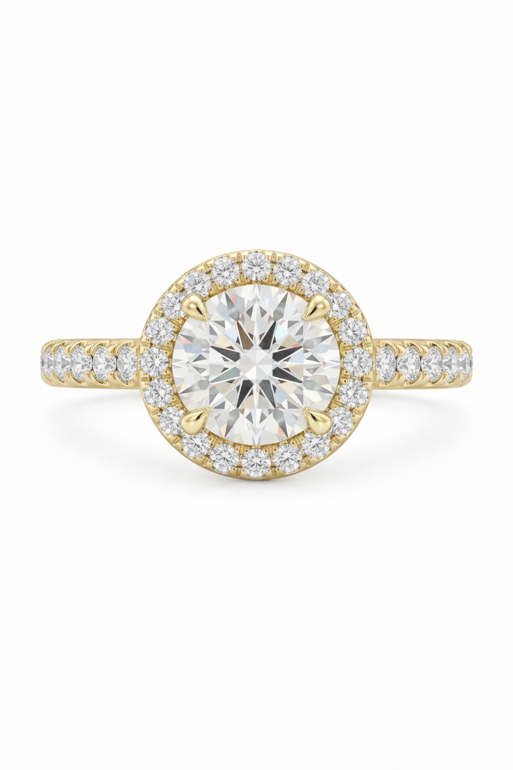 The Halo | Round Brilliant Cluster Ring