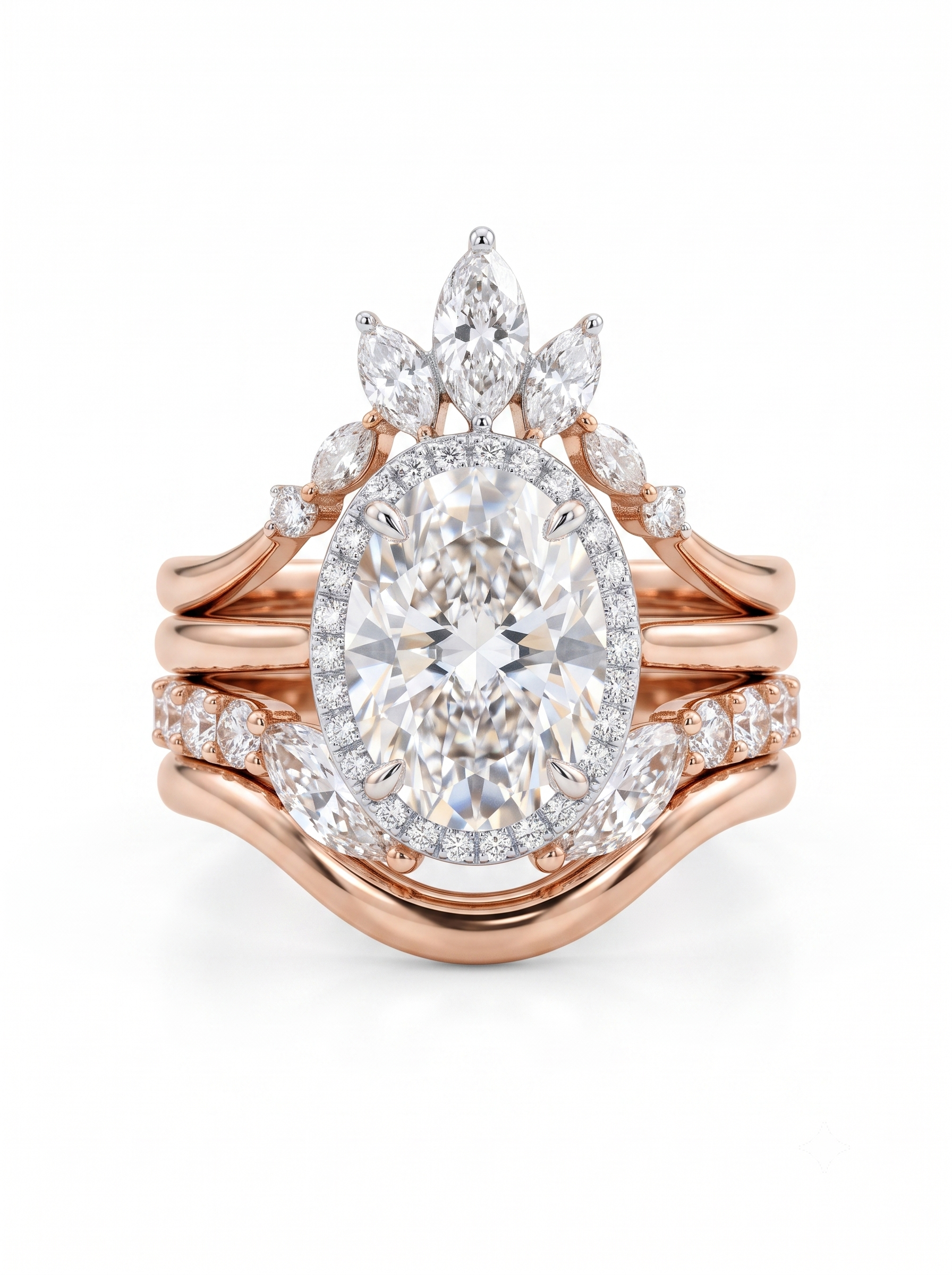 The Victoria | Diamond Stack Ring 1