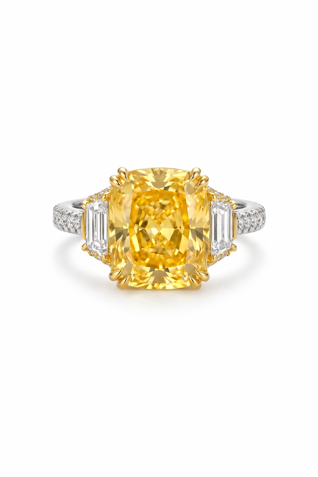 The Soleil | Fancy Yellow Diamond Ring