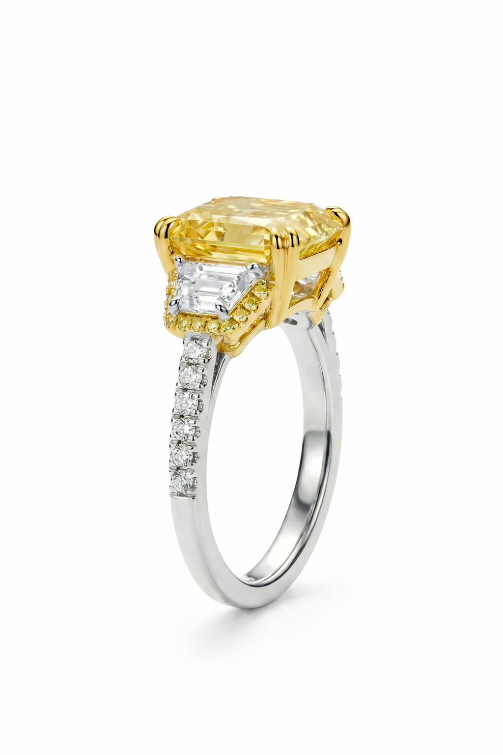 The Soleil | Fancy Yellow Diamond Ring
