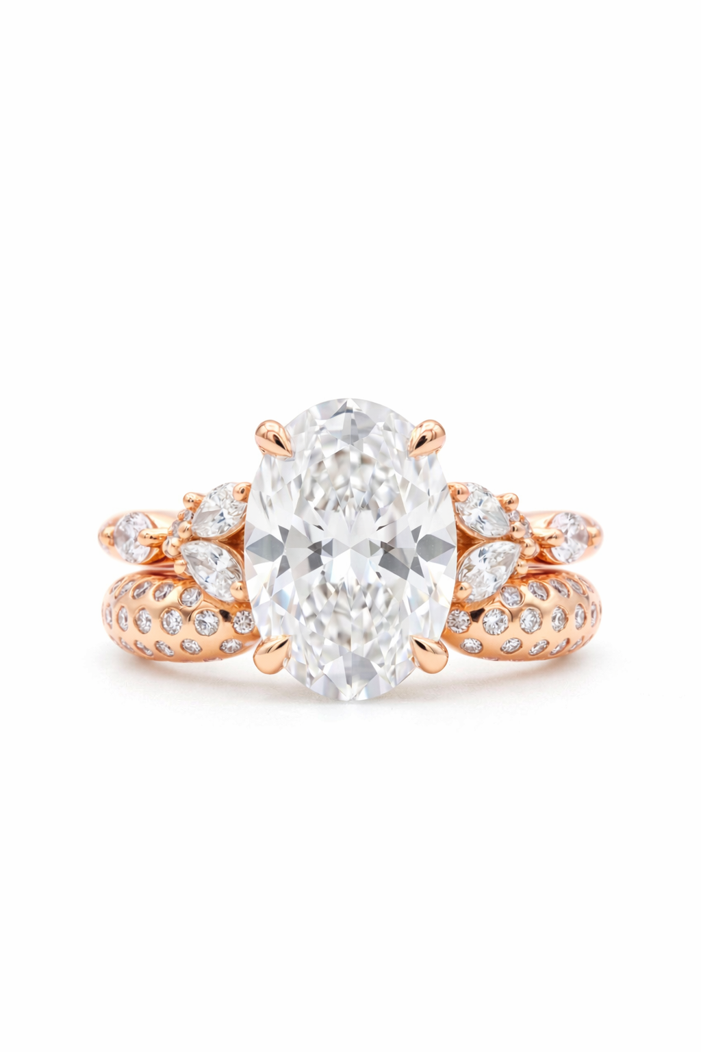 The Reef | Oval Cluster "Bubble" Ring