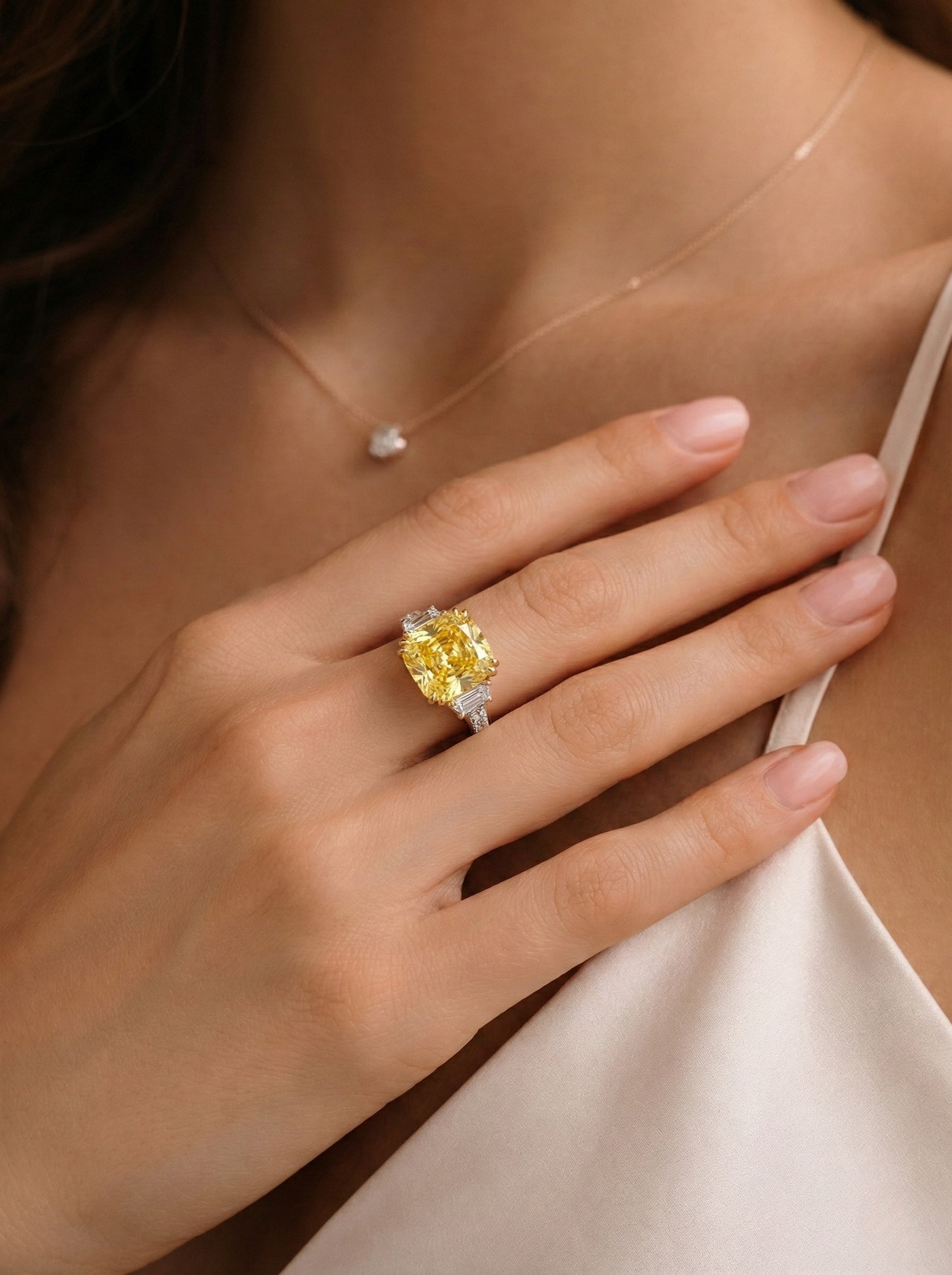 The Soleil | Fancy Yellow Diamond Ring