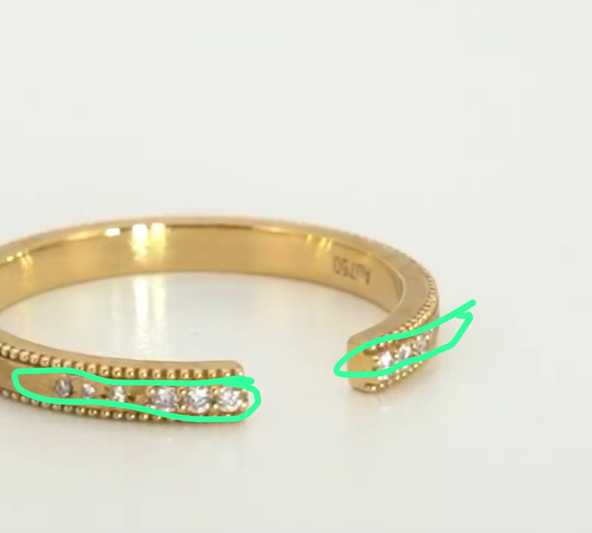 Custom Ring | 14k rose gold wedding ring pair