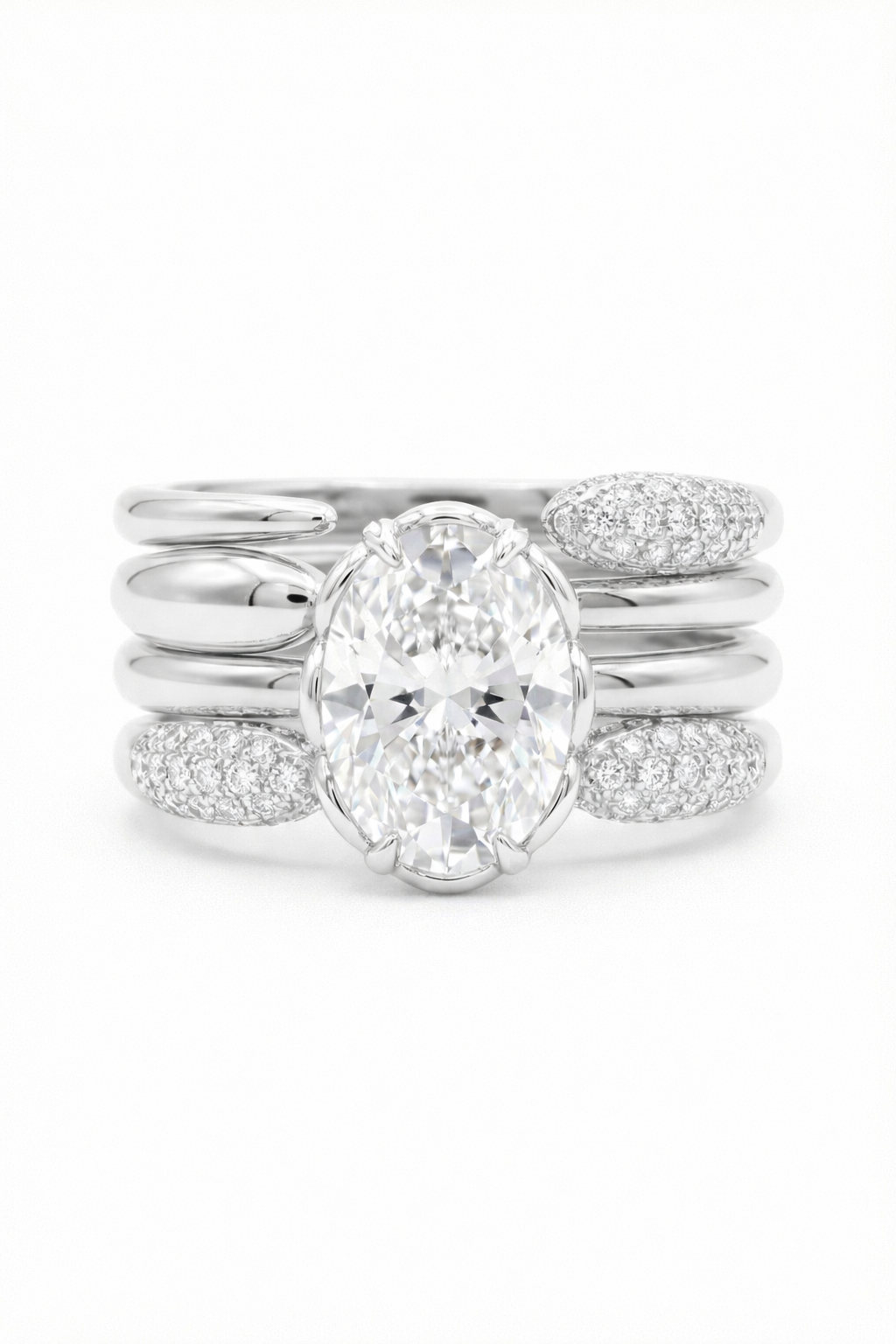 The Cocoon | Sculptural Quad-Layered Stack