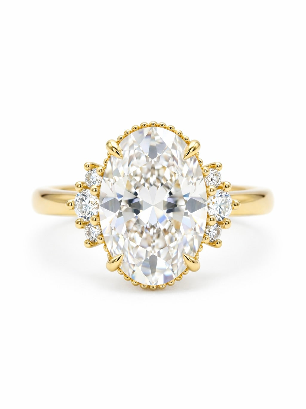 The Phoenix Stack | Marquise Wing & Oval Solitaire