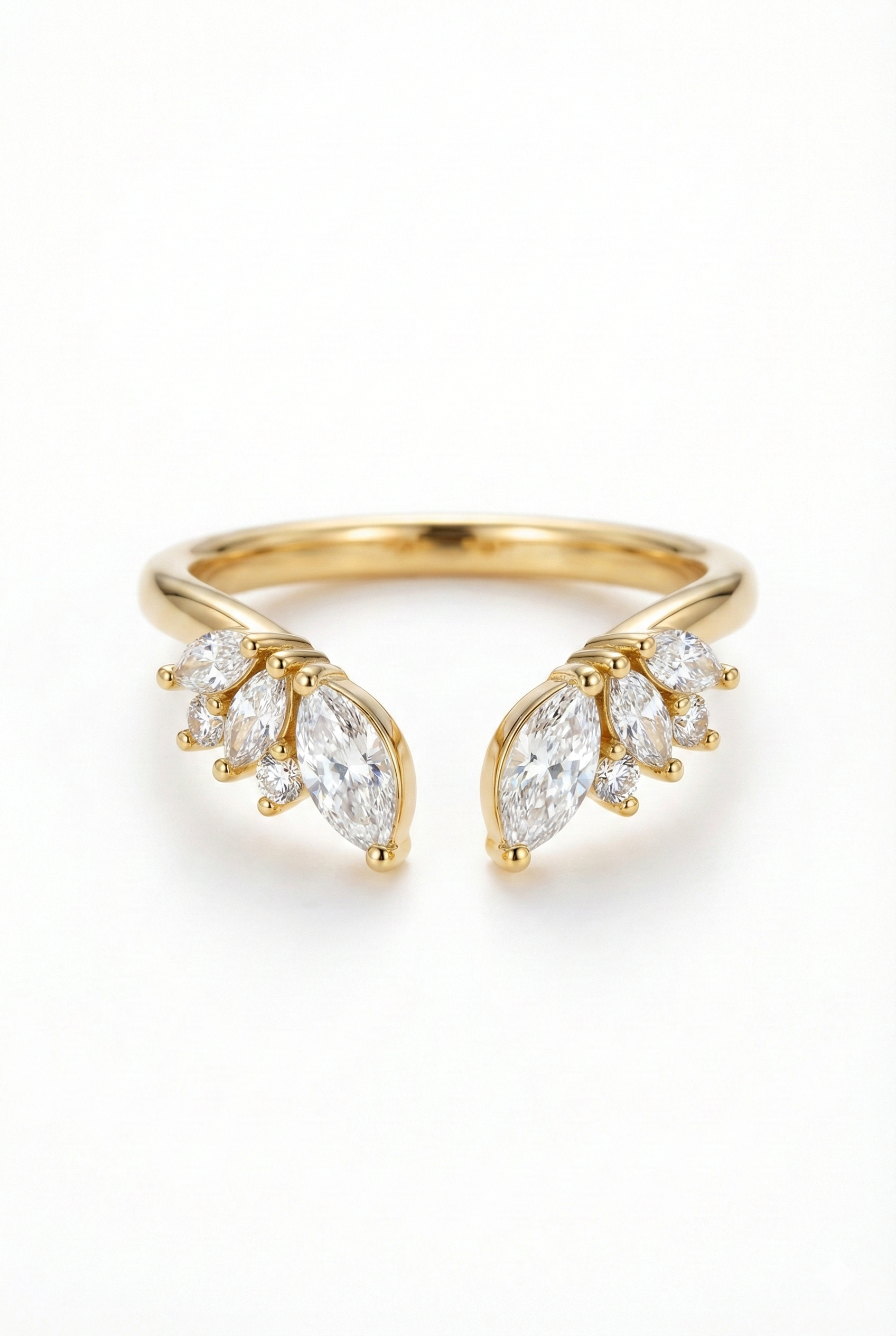 The Phoenix Stack | Marquise Wing & Oval Solitaire