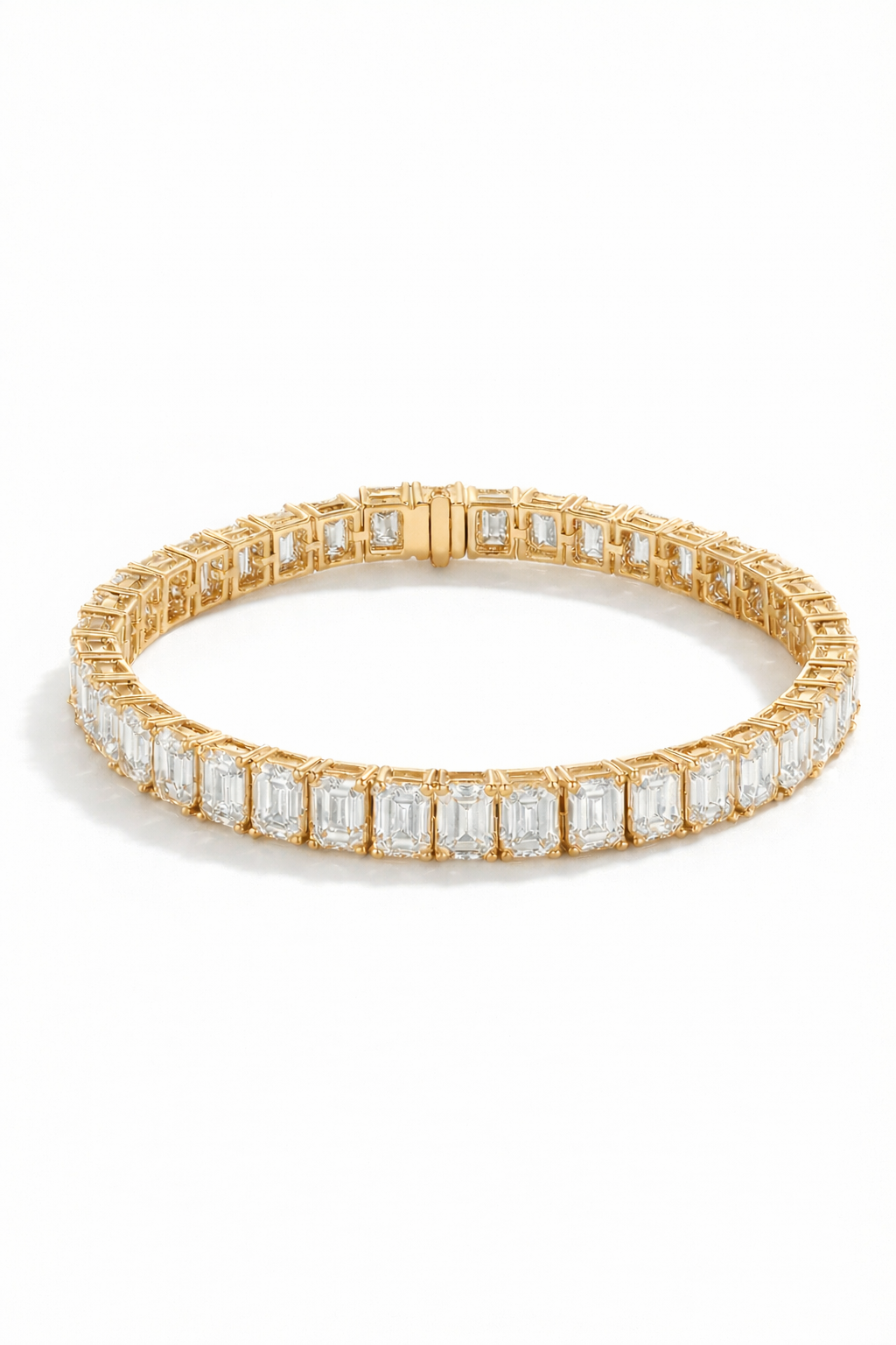 The Glasshouse | Emerald-Cut Tennis Bracelet