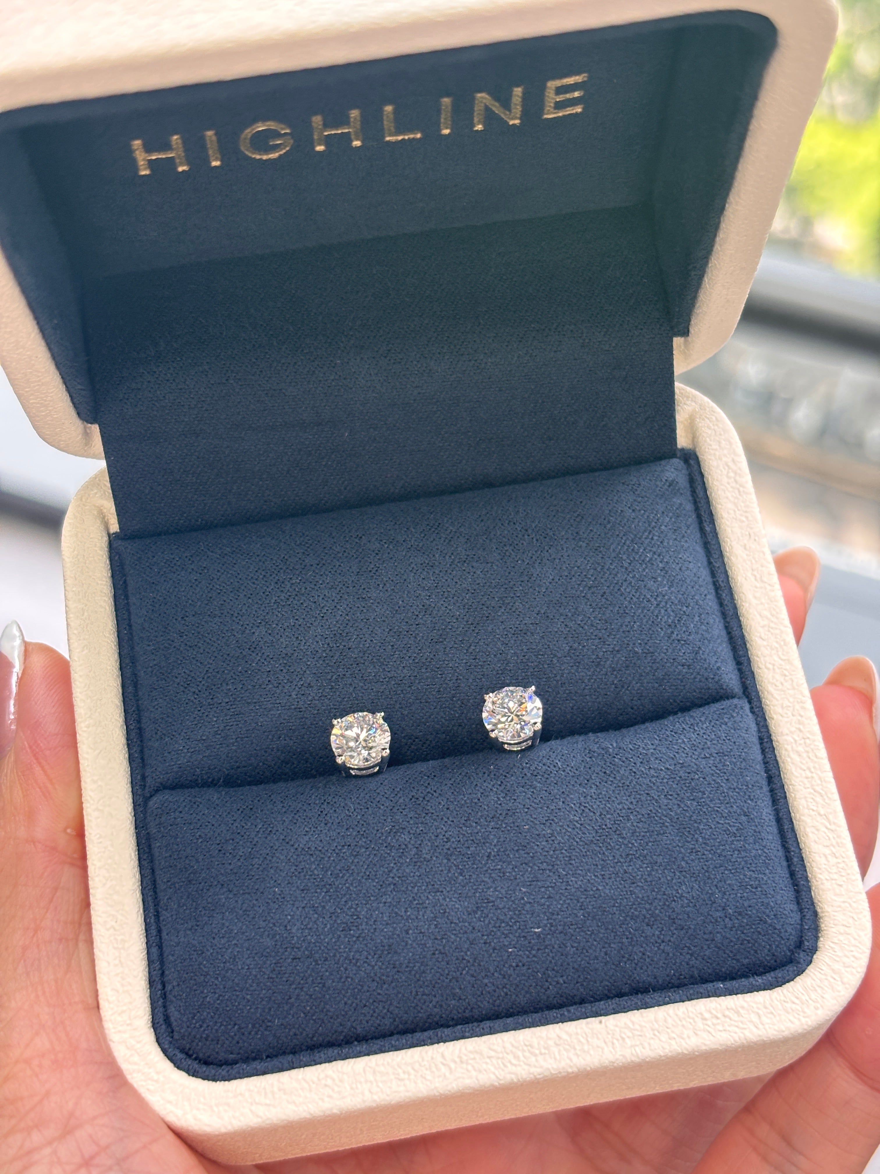 The Essential | Classic Round Diamond Studs — Ready to Ship