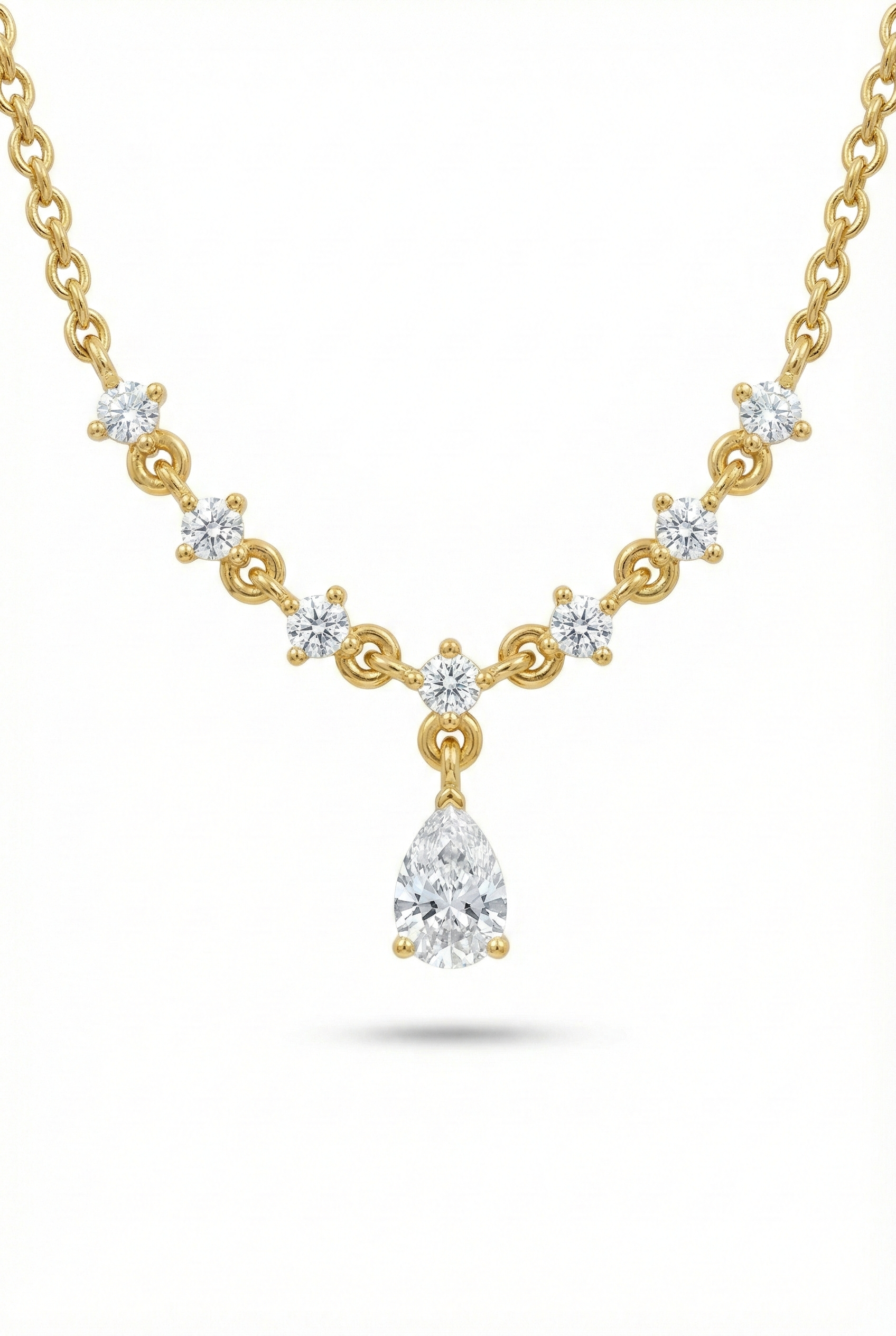 The Rain | Pear-Drop Rhythmic Necklace