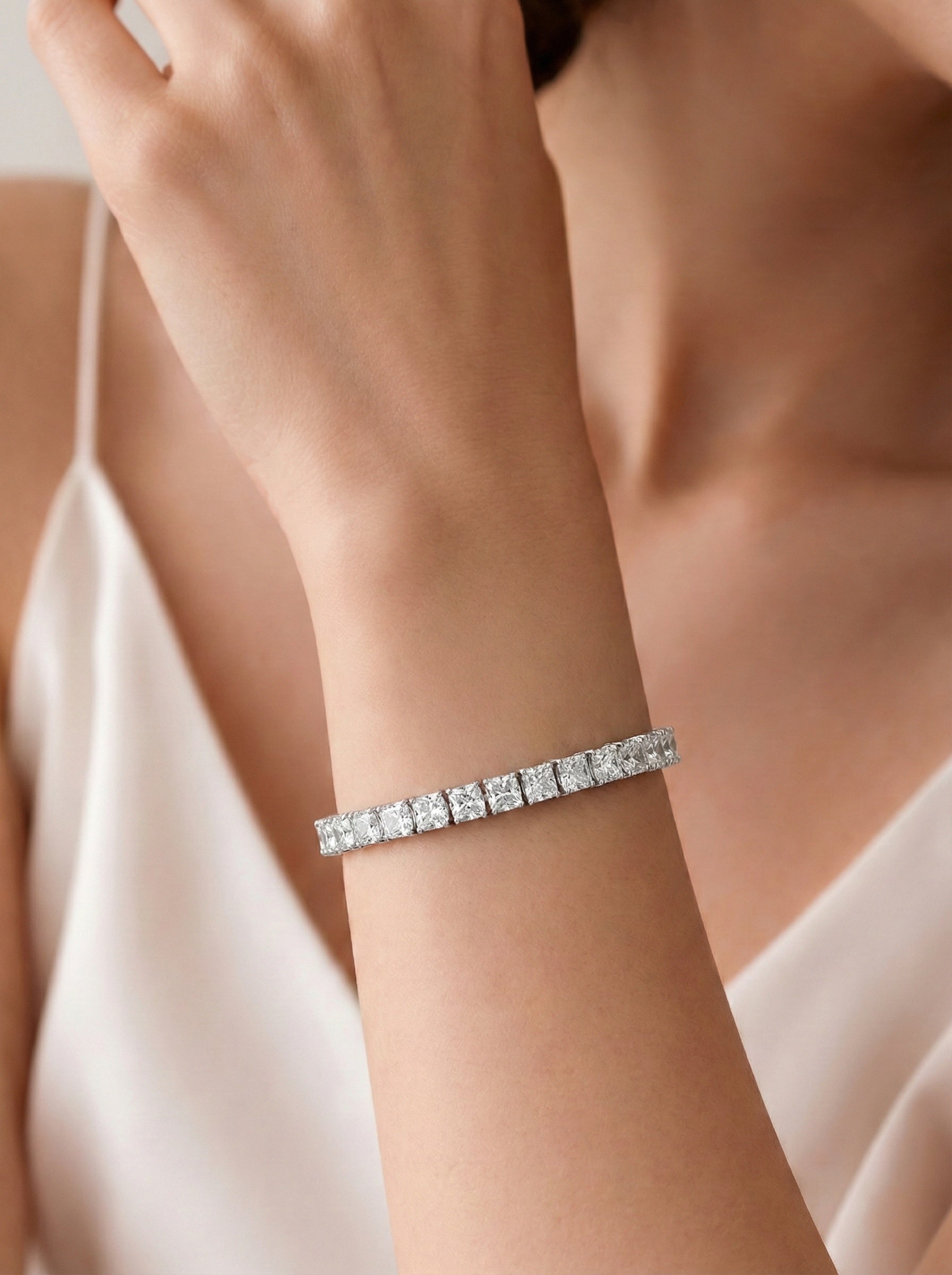 The Gallery | Elongated Radiant Cut Bracelet