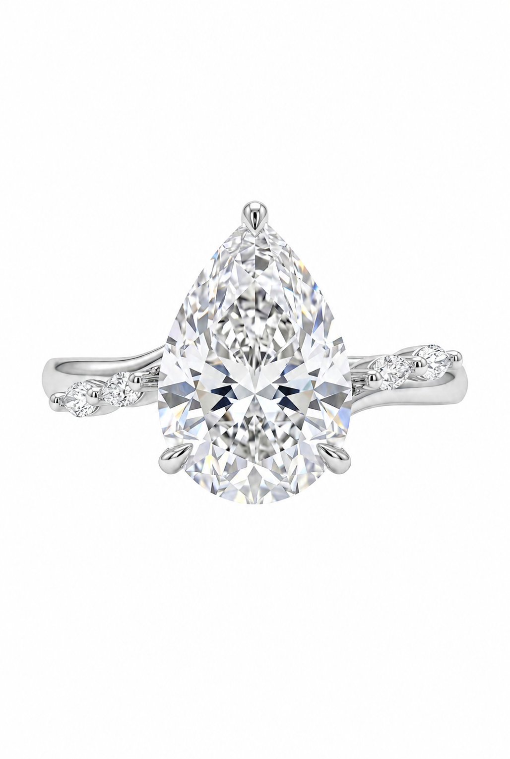 The Vine | Asymmetrical Pear & Marquise Bypass Ring