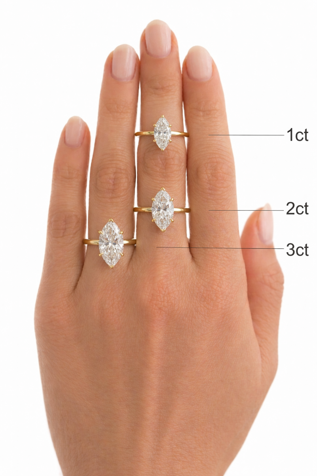 The Almond | Marquise Diamond Cluster Ring