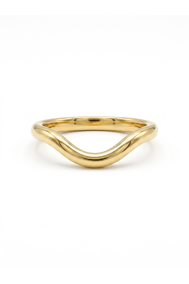 The Arc | 2mm Solid Gold Band