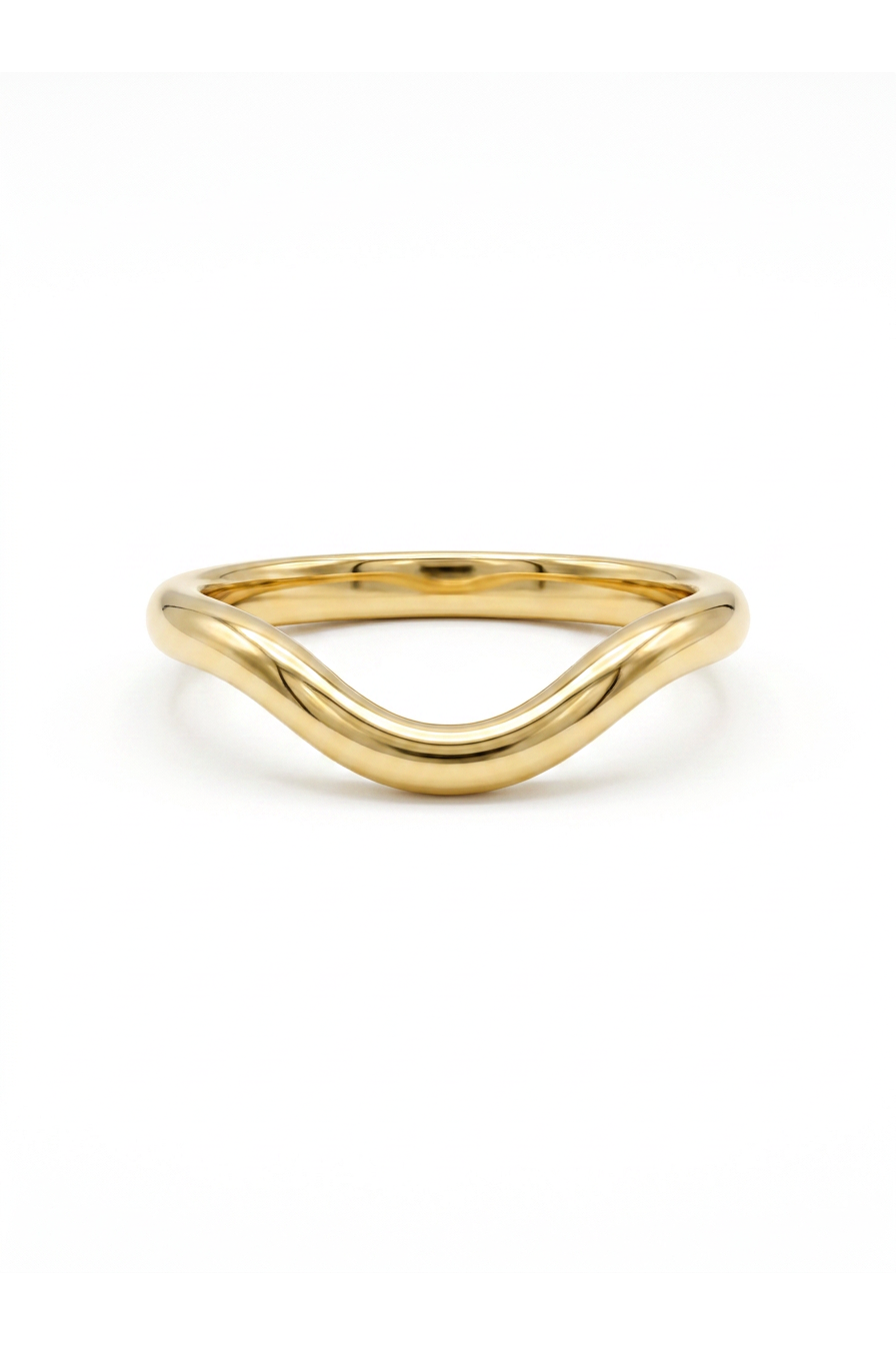 The Arc | 2mm Solid Gold Band