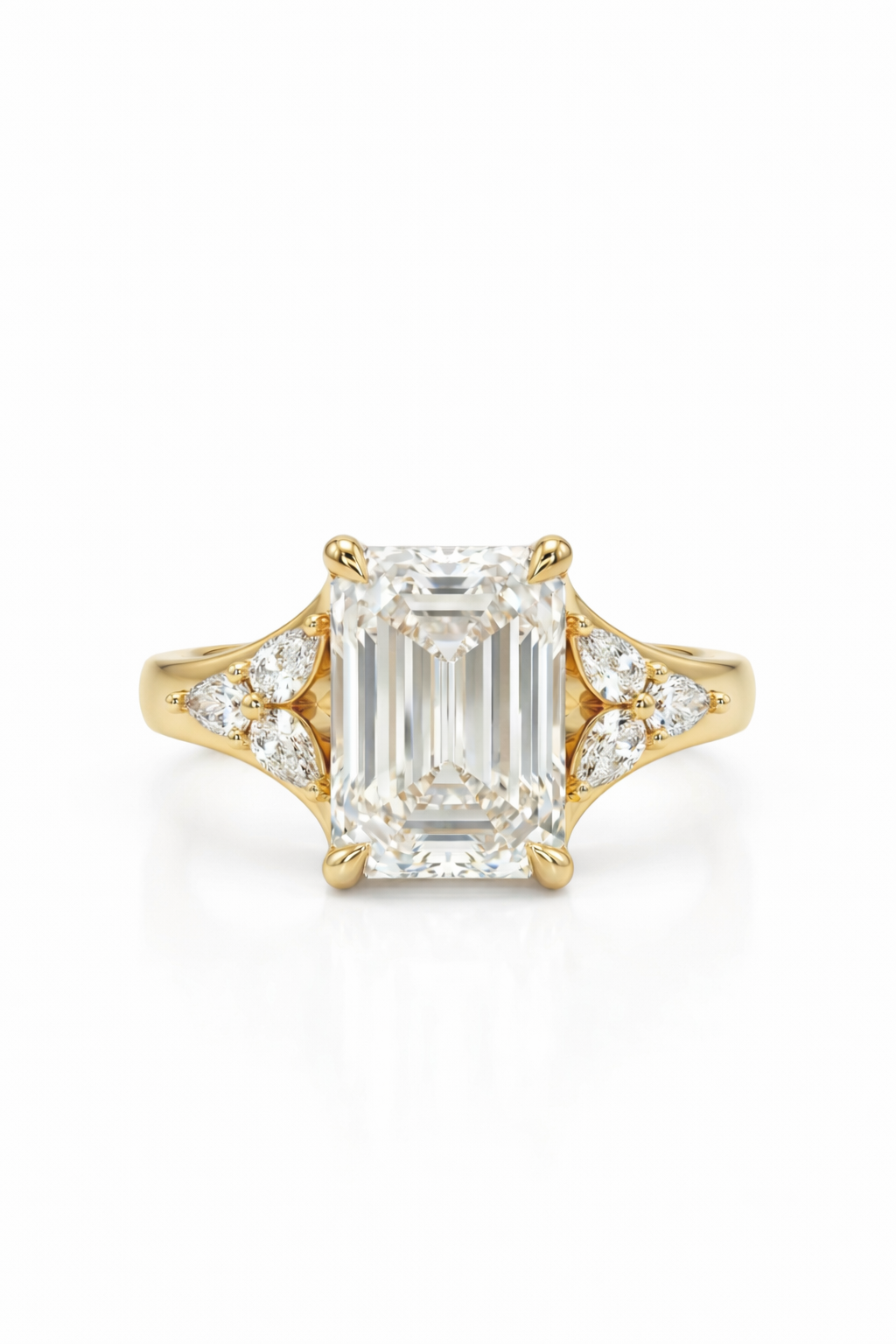 The Plaza | Emerald Cut Art Deco Ring