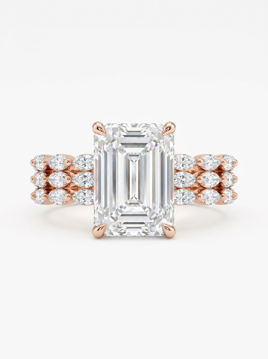 The Terrace | Radiant Cut & Triple Marquise Rows