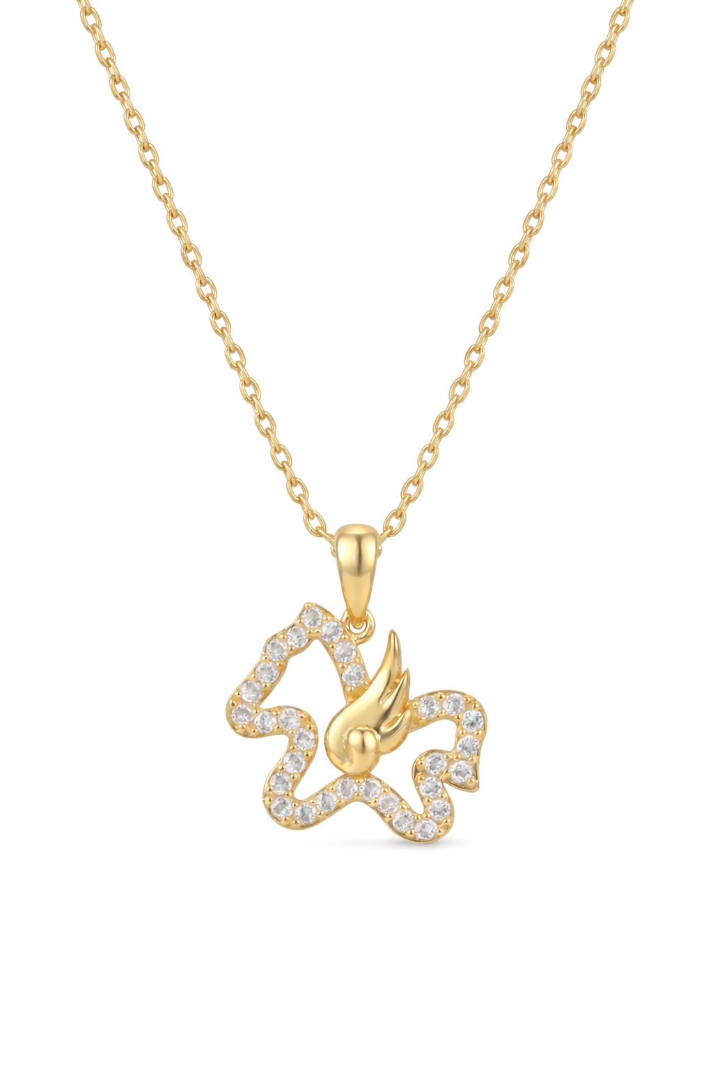 The Pegasus | Diamond Winged Stallion Pendant