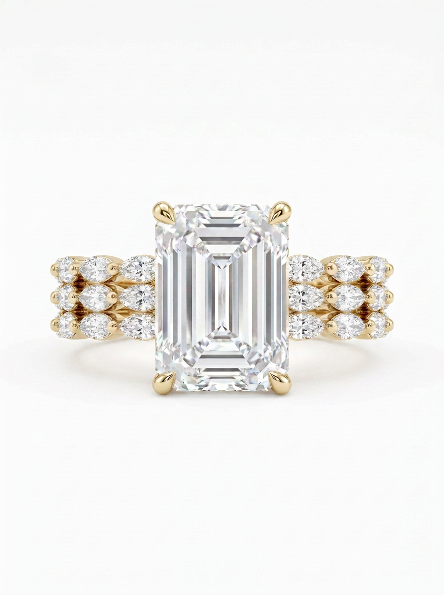 The Terrace | Radiant Cut & Triple Marquise Rows