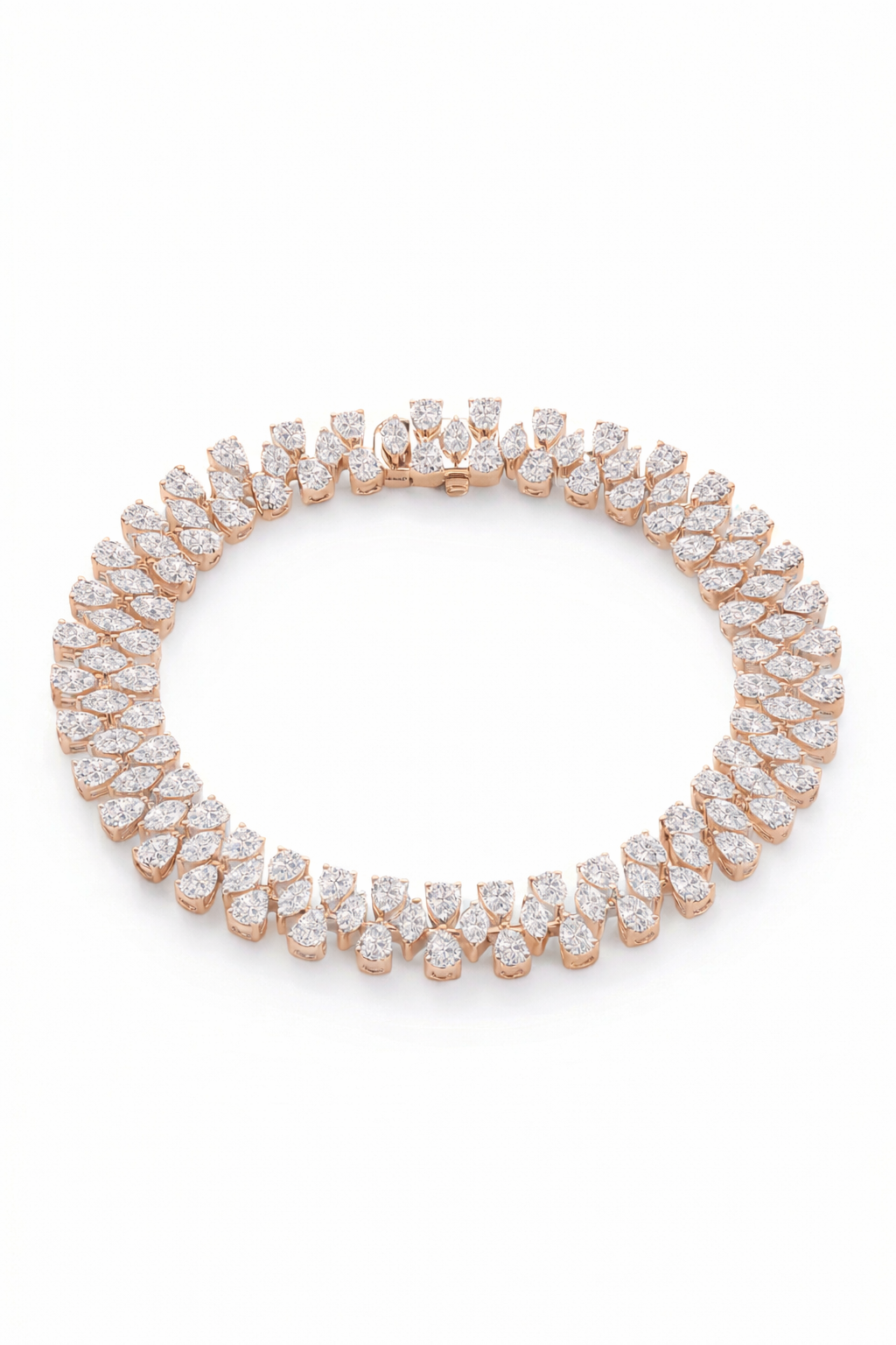 The Lace | Pear-Cut Woven Bracelet