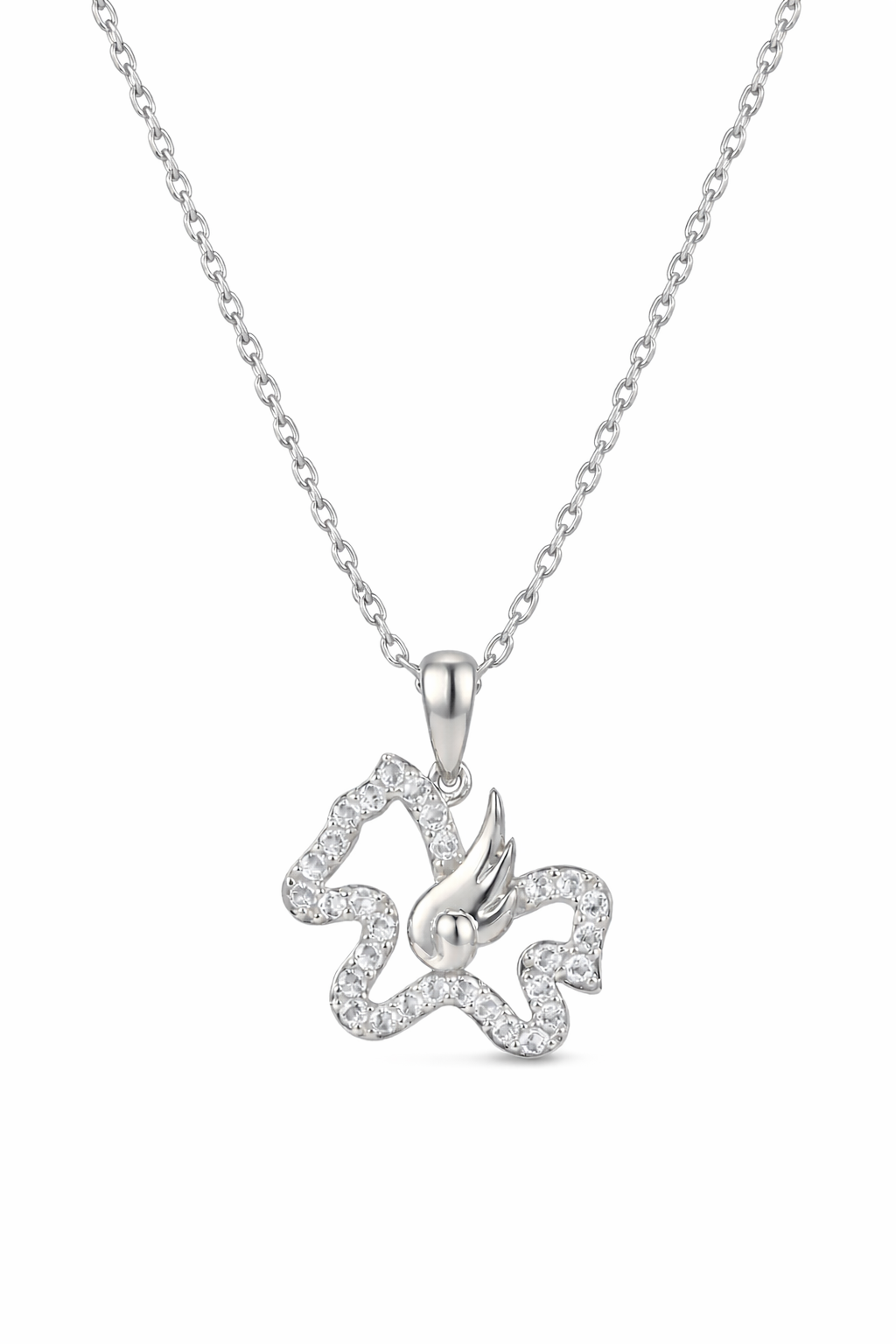 The Pegasus | Diamond Winged Stallion Pendant