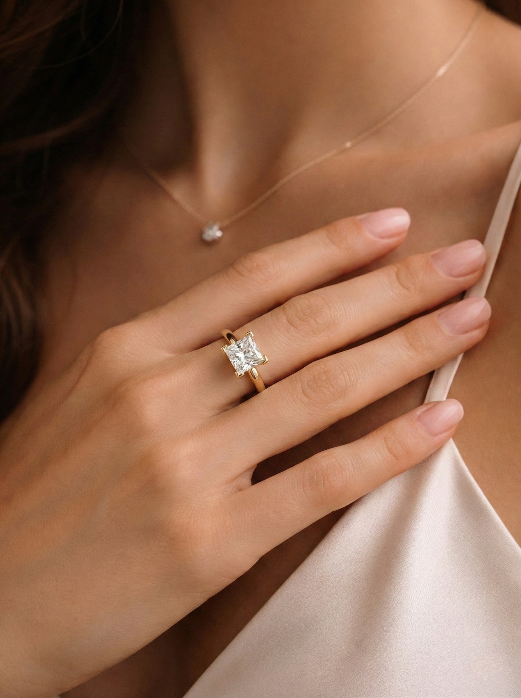 The Sugar | Princess Cut Solitaire Ring
