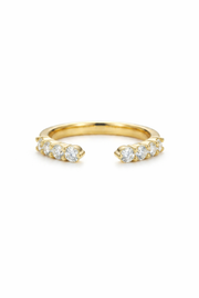 The Pinch | Open Cuff Diamond Band