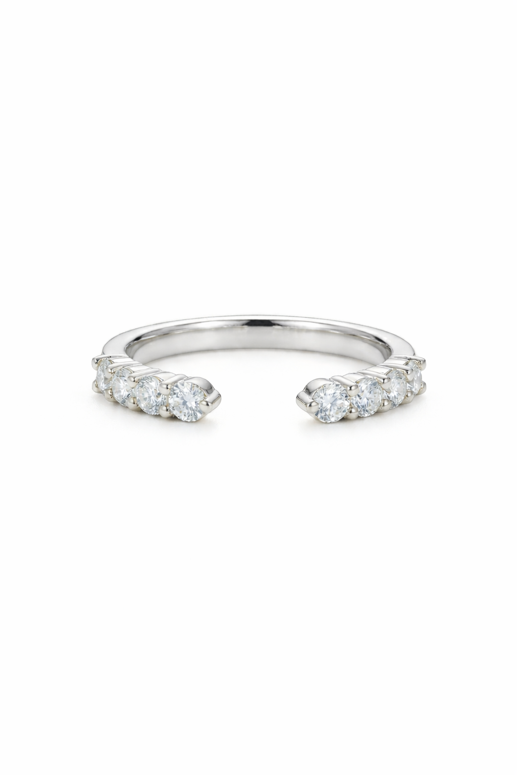 The Pinch | Open Cuff Diamond Band