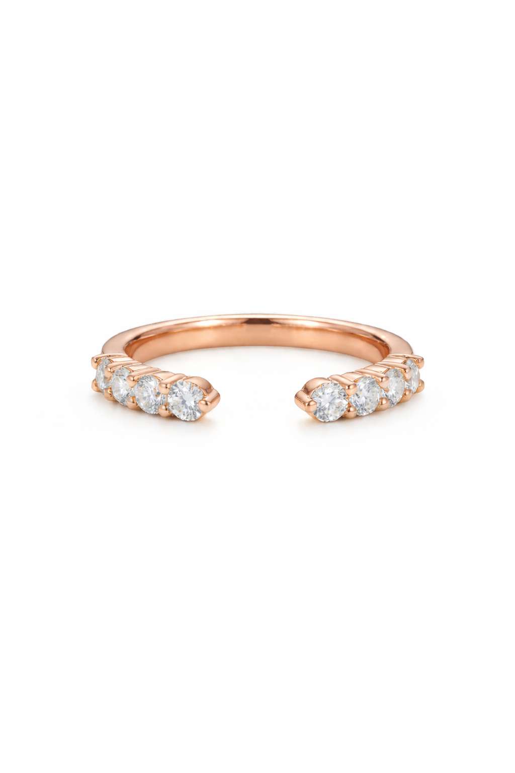 The Pinch | Open Cuff Diamond Band