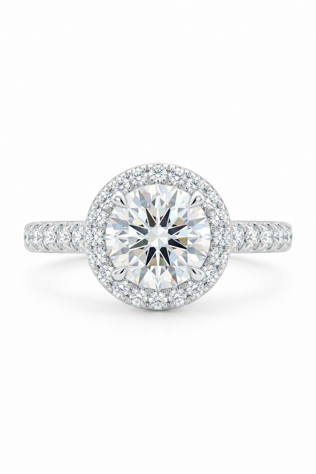 The Halo | Round Brilliant Cluster Ring