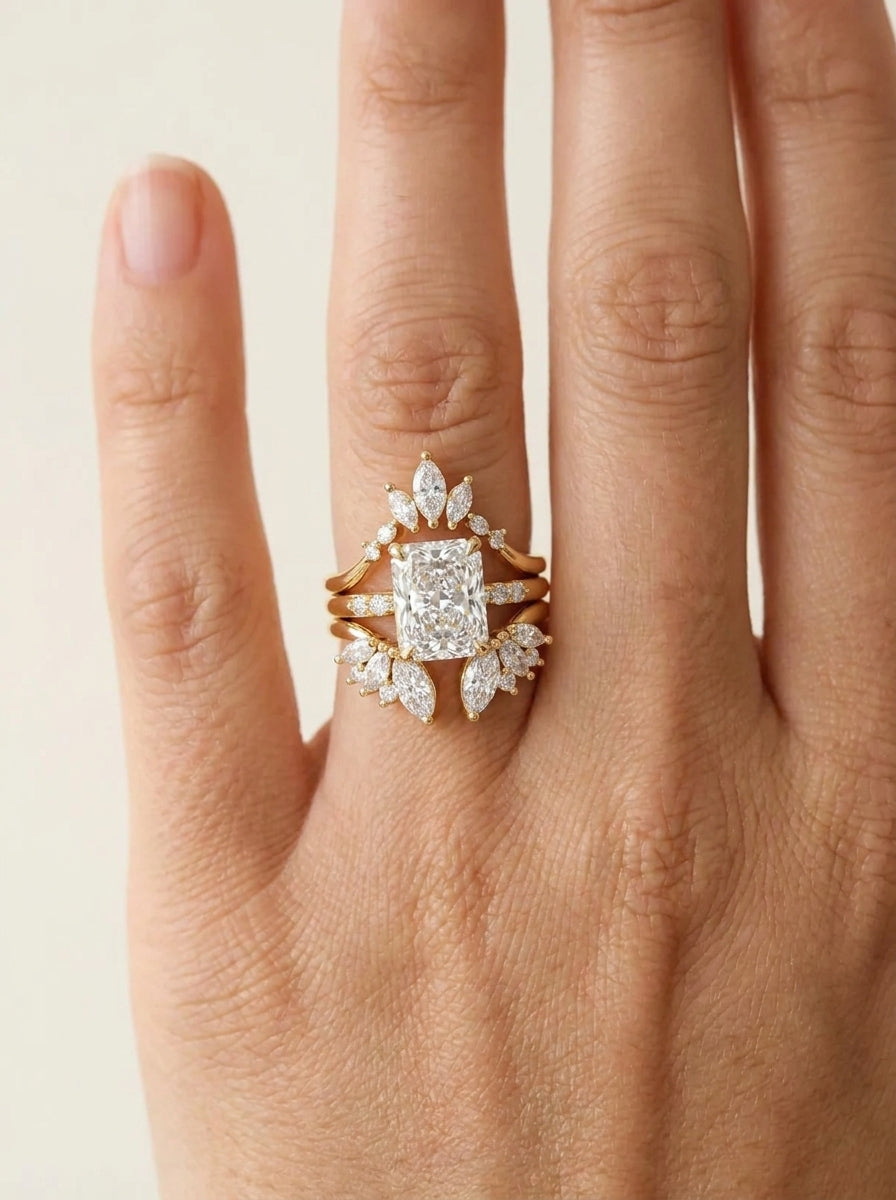 The Vision | Radiant-Cut & Marquise Winged Suite