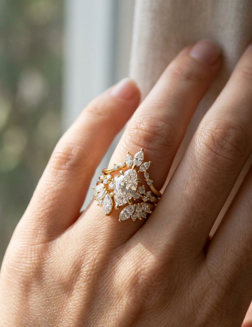 The Valkyrie | Triple-Stacked Marquise Empress Suite