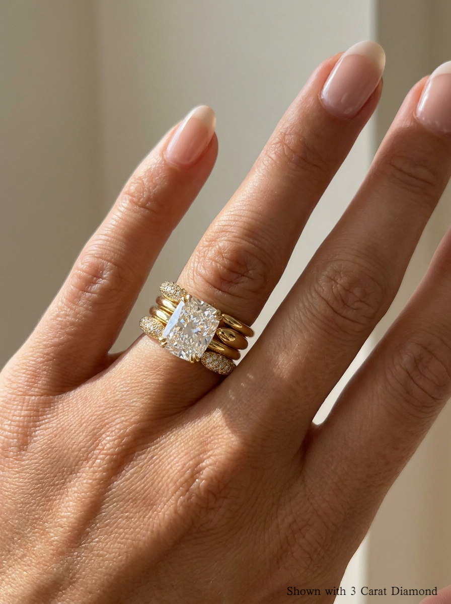 The Capri | Bold Gold Radiant Ring