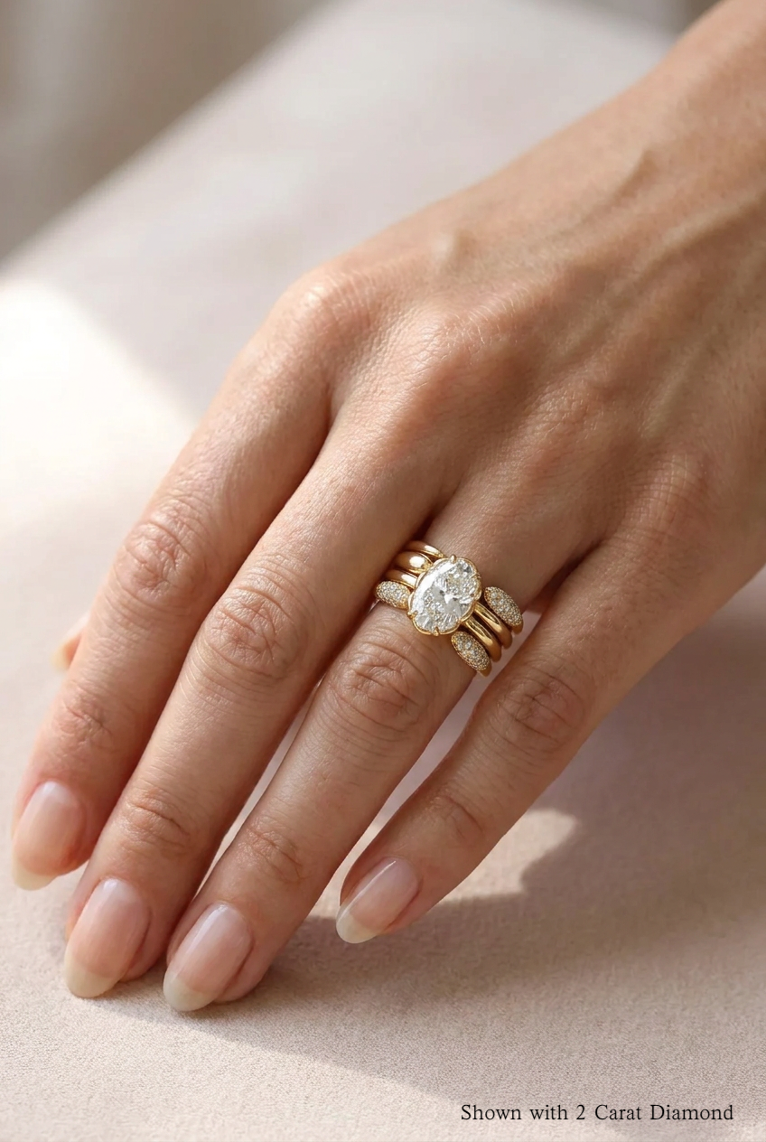 The Cocoon | Sculptural Quad-Layered Stack
