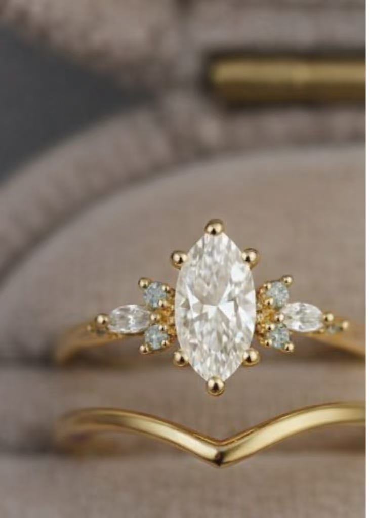 Marquise Stackable Ring Set