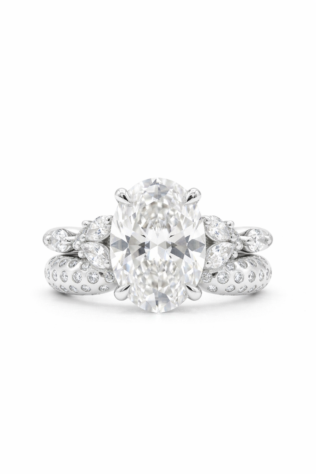 The Reef | Oval Cluster "Bubble" Ring