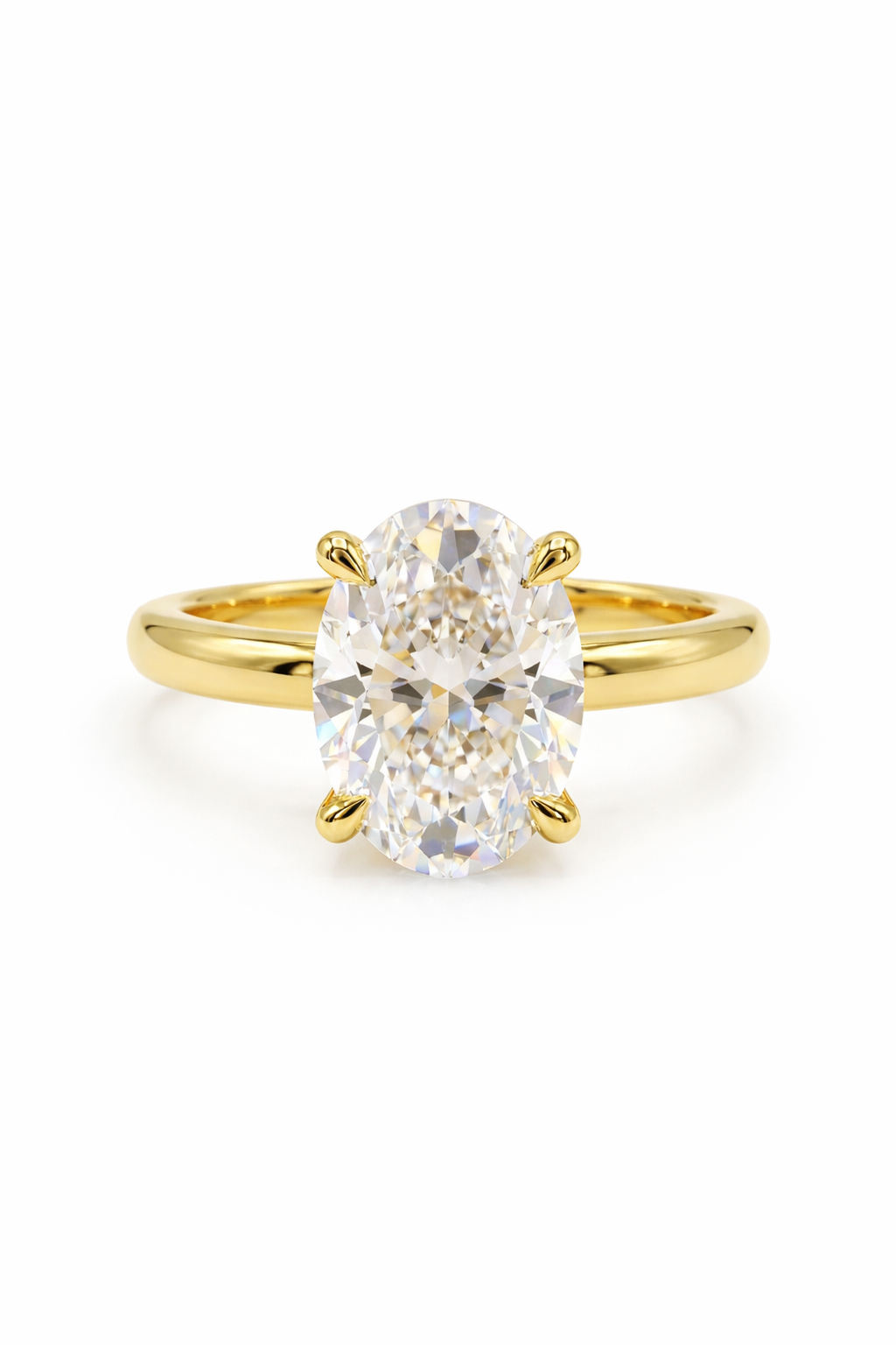 The Embrace | Contoured Three-Stone Bridal Set