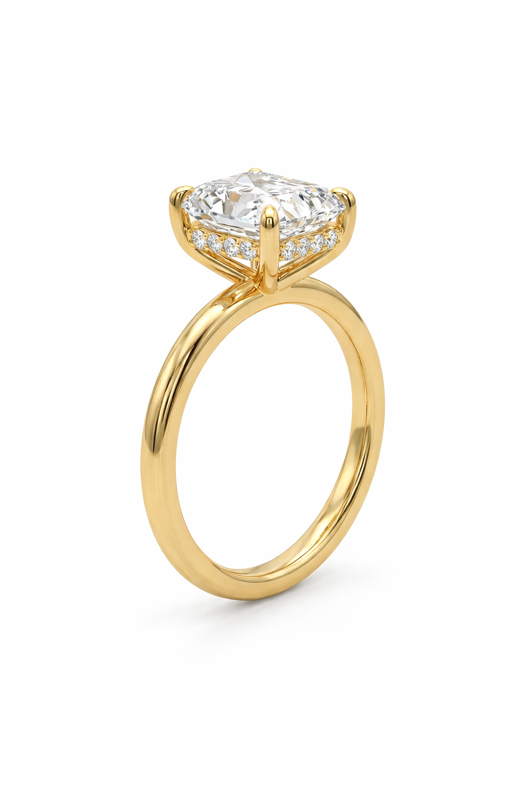 The Singular | Hidden Halo Radiant Ring