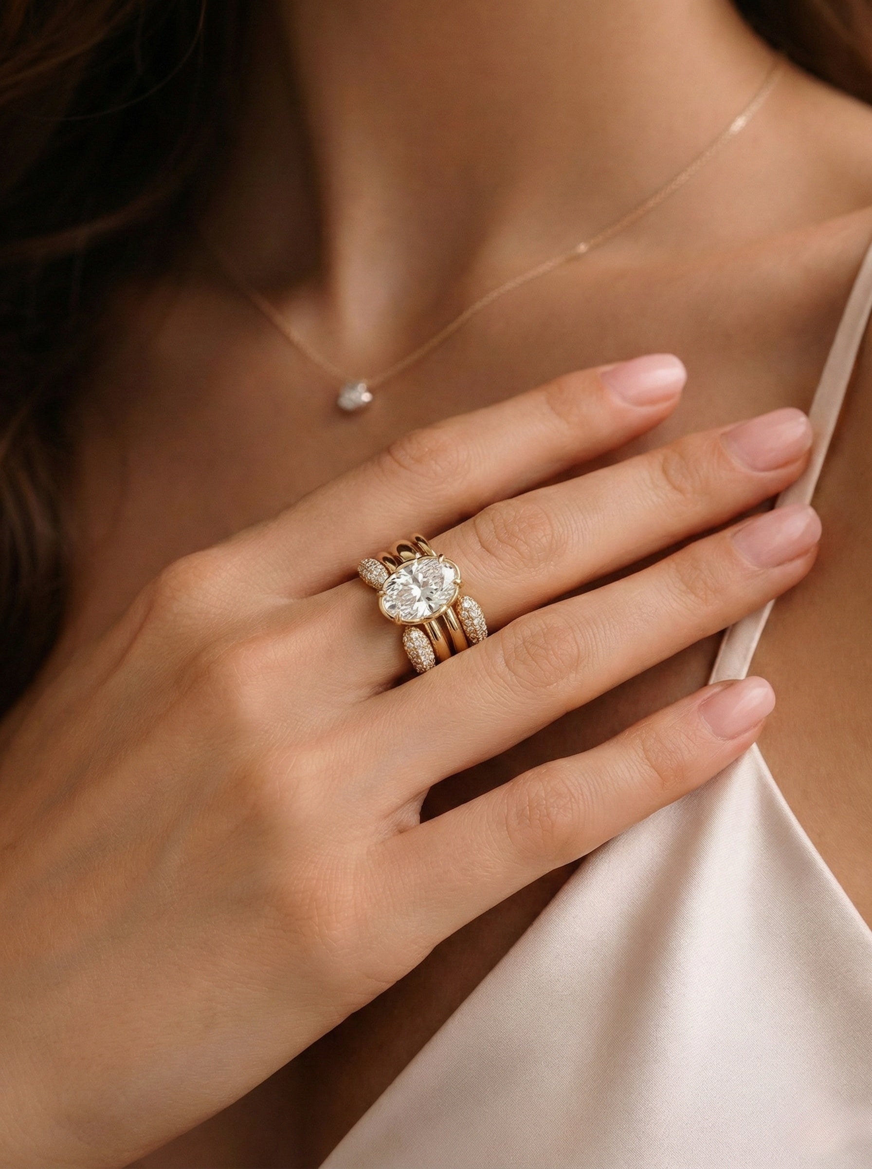 The Cocoon | Sculptural Quad-Layered Stack