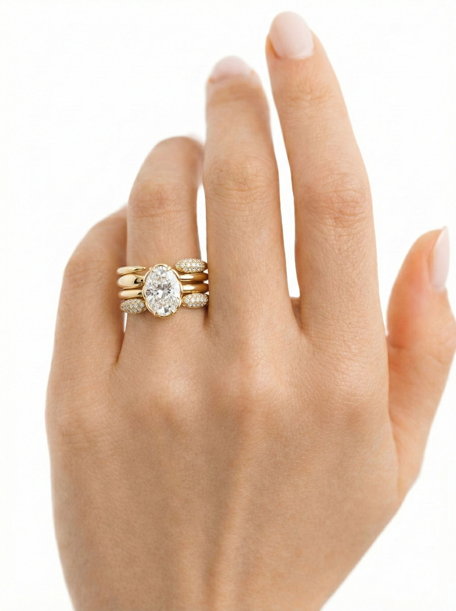 The Cocoon | Sculptural Quad-Layered Stack