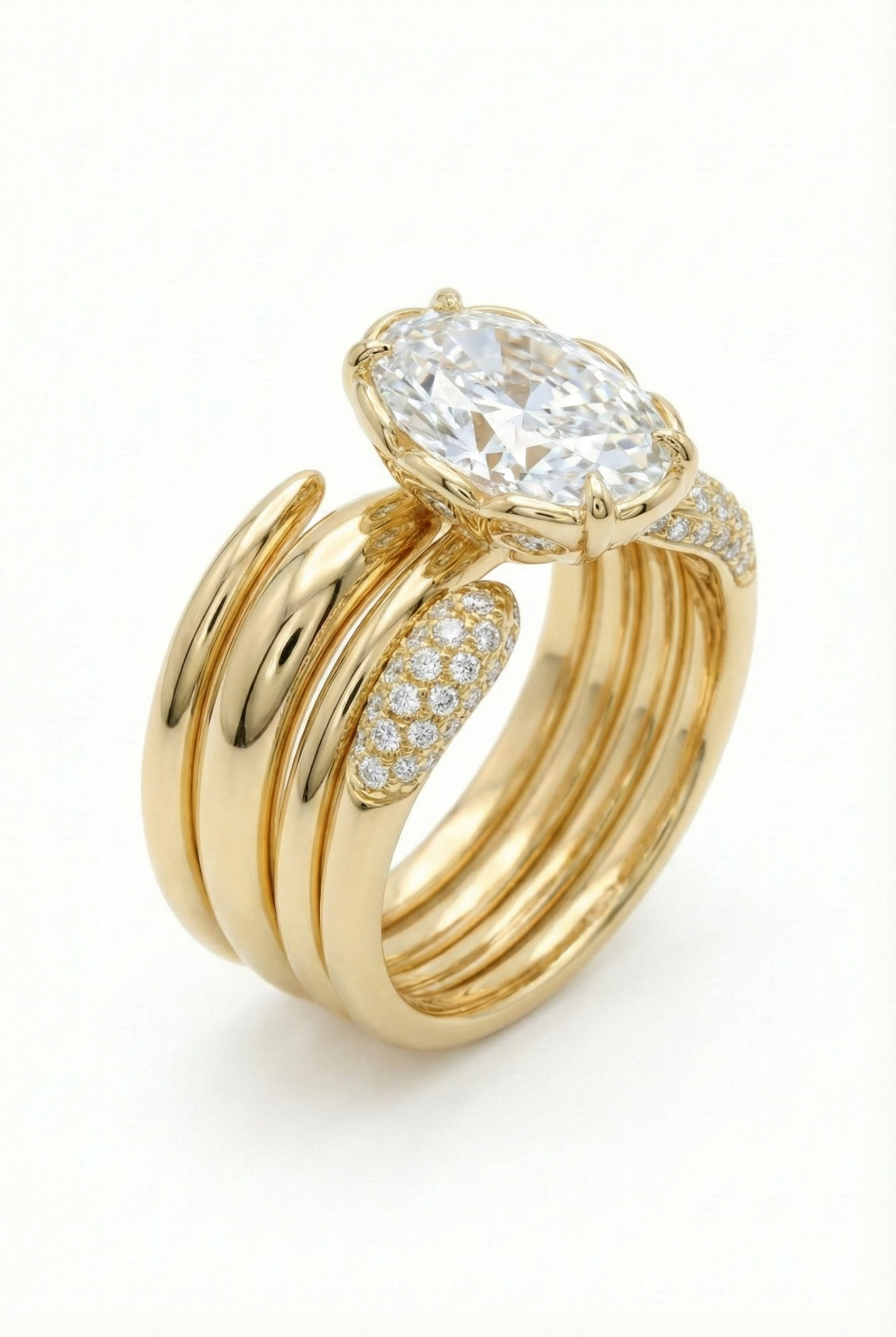 The Cocoon | Sculptural Quad-Layered Stack