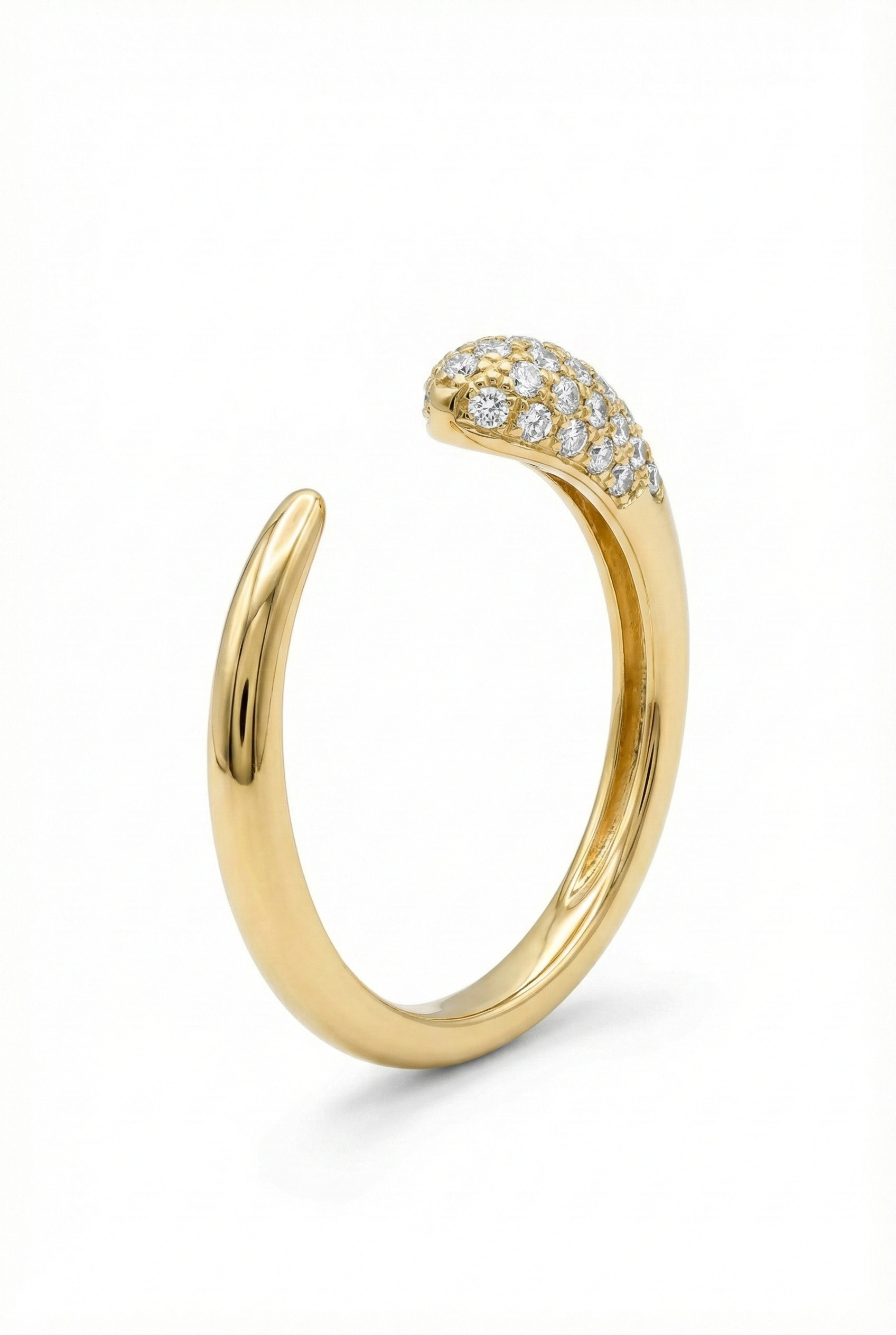 The Kiss | Asymmetrical Open Cuff