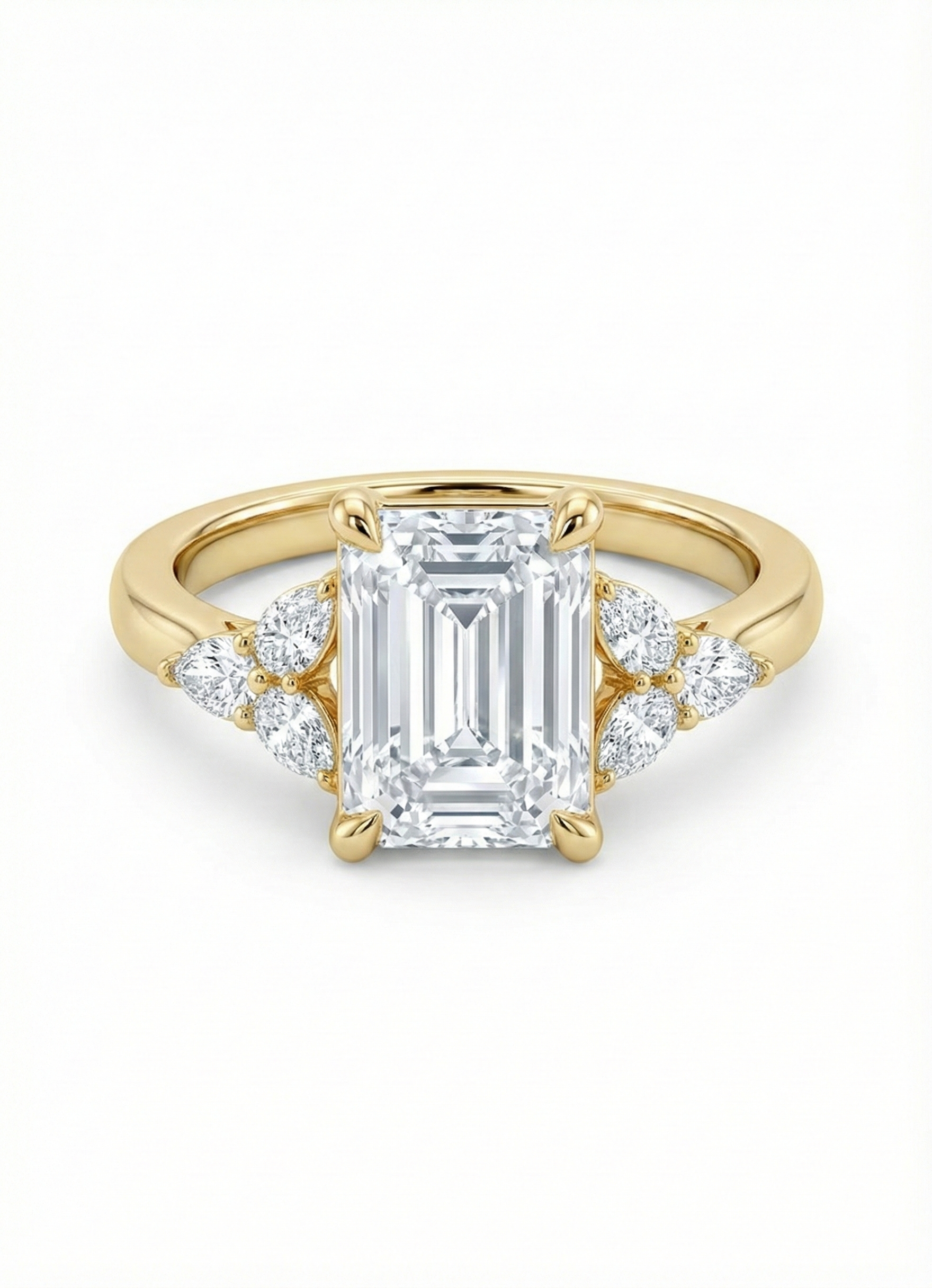 The Plaza | Emerald Cut Art Deco Ring