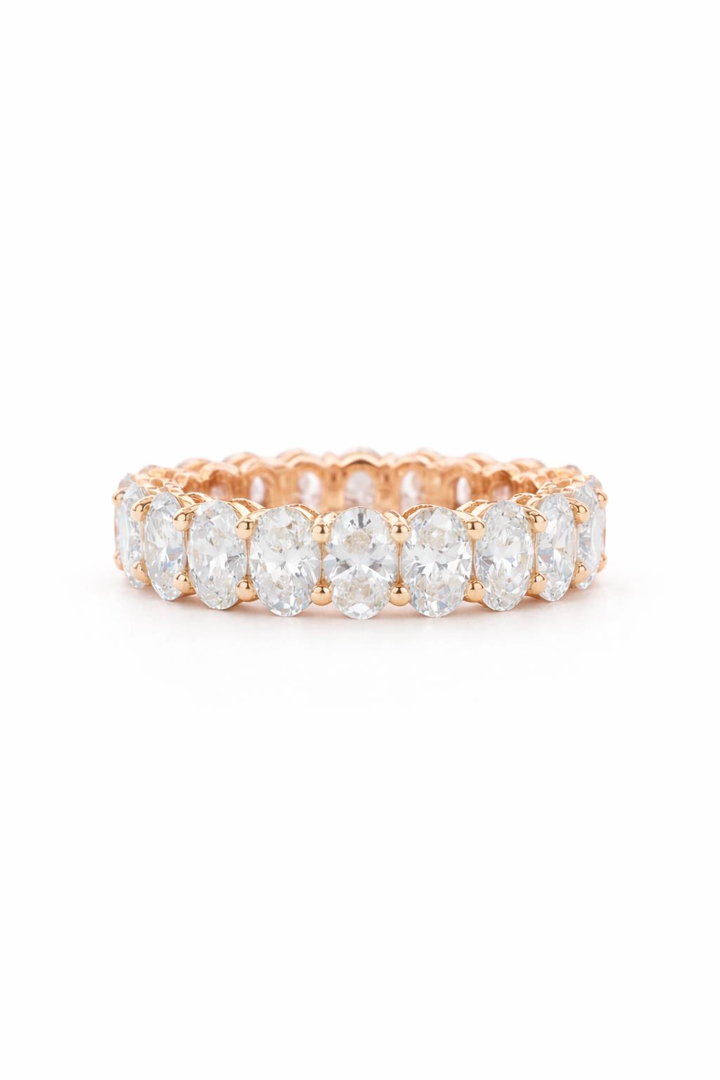 The Bubble | Oval Diamond Eternity Band