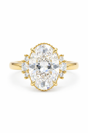 The Crown | Vintage Oval Milgrain Ring