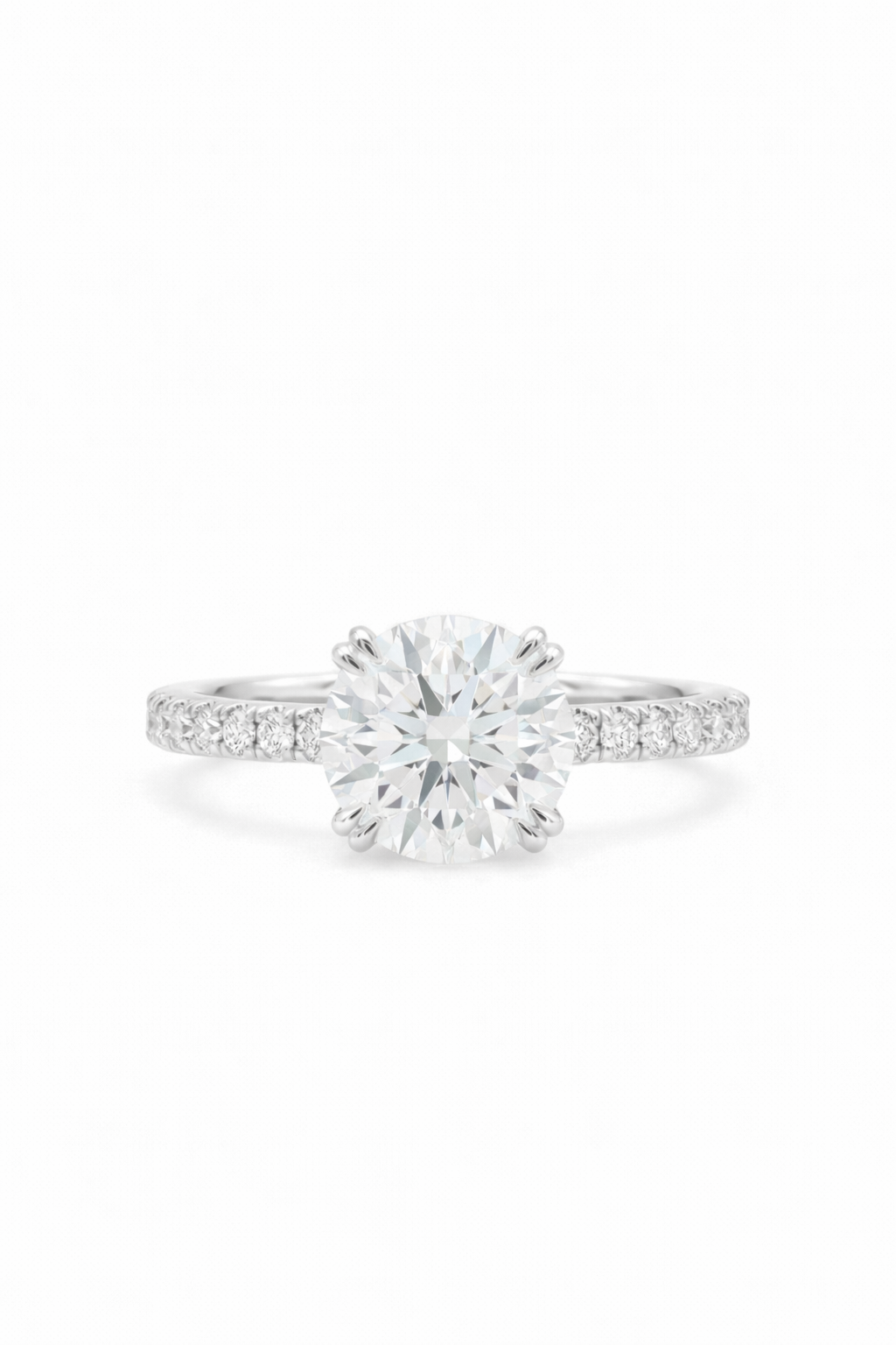 The Stella | Round Brilliant Hidden Halo Ring