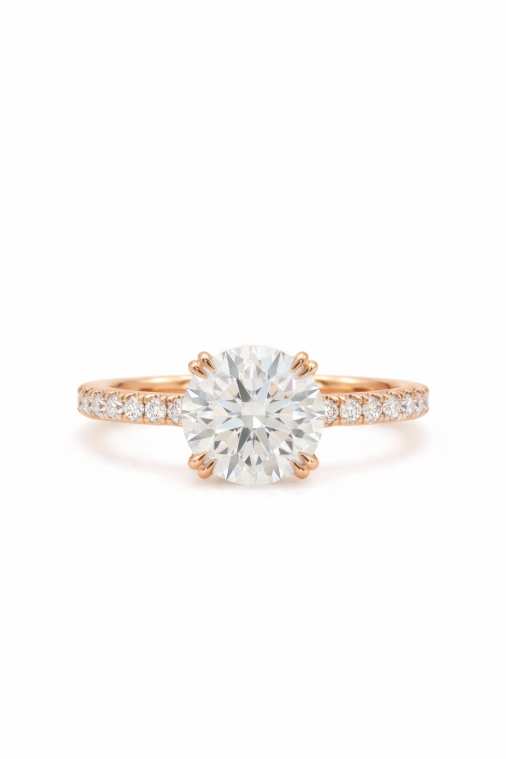 The Stella | Round Brilliant Hidden Halo Ring