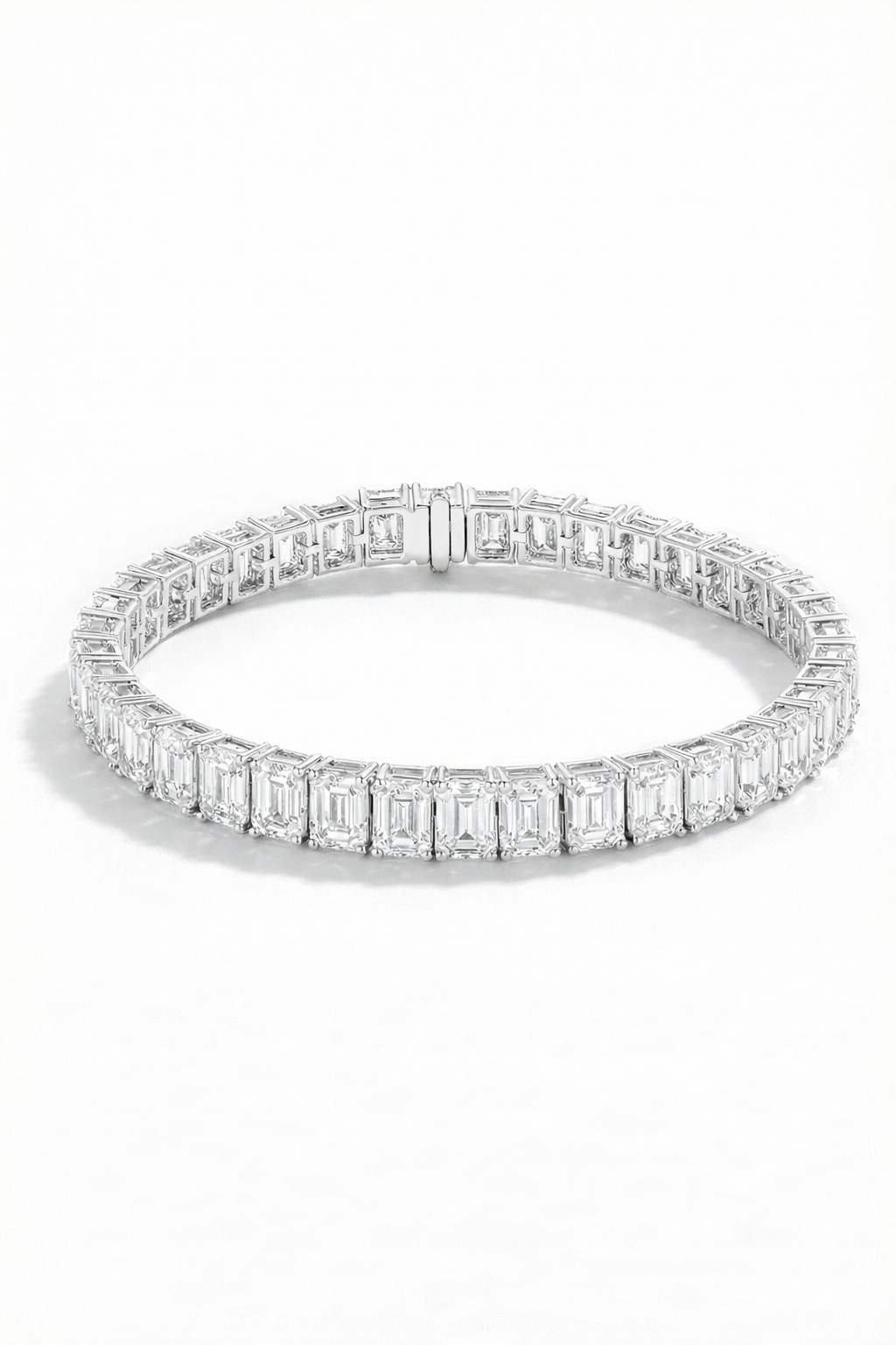 The Glasshouse | Emerald-Cut Tennis Bracelet