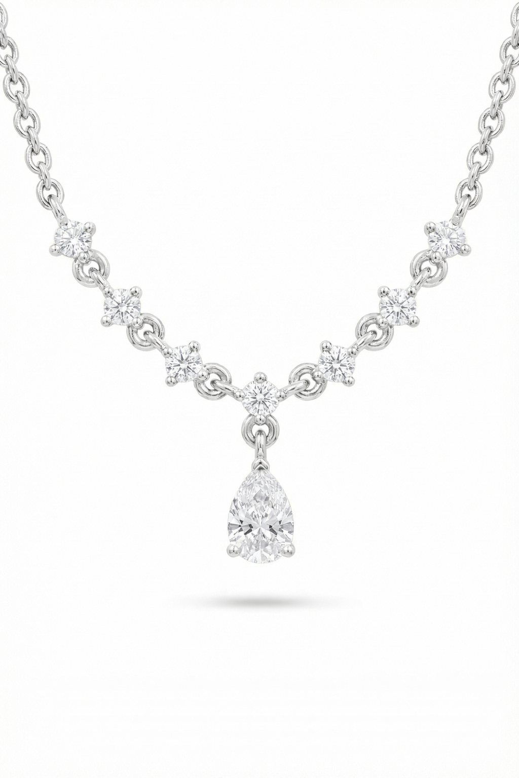 The Rain | Pear-Drop Rhythmic Necklace